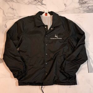🏇Churchill Downs🏇Black Windbreaker Jacket